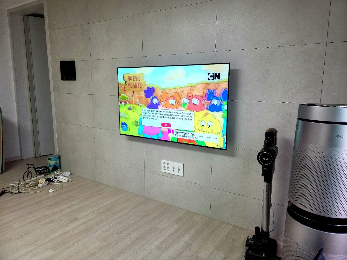 인천 벽걸이티비설치 TV히어로 시공 사진