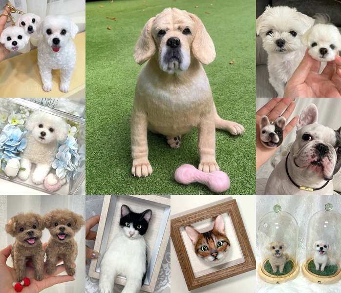 까망콕 양모펠트 까망콕 양모펠트 공방 시공 사진