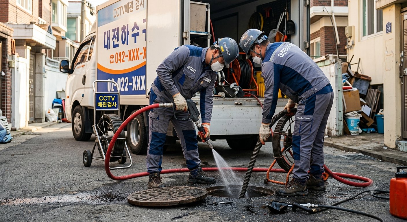 대전하수구막힘 배관악취 해결하는 방법